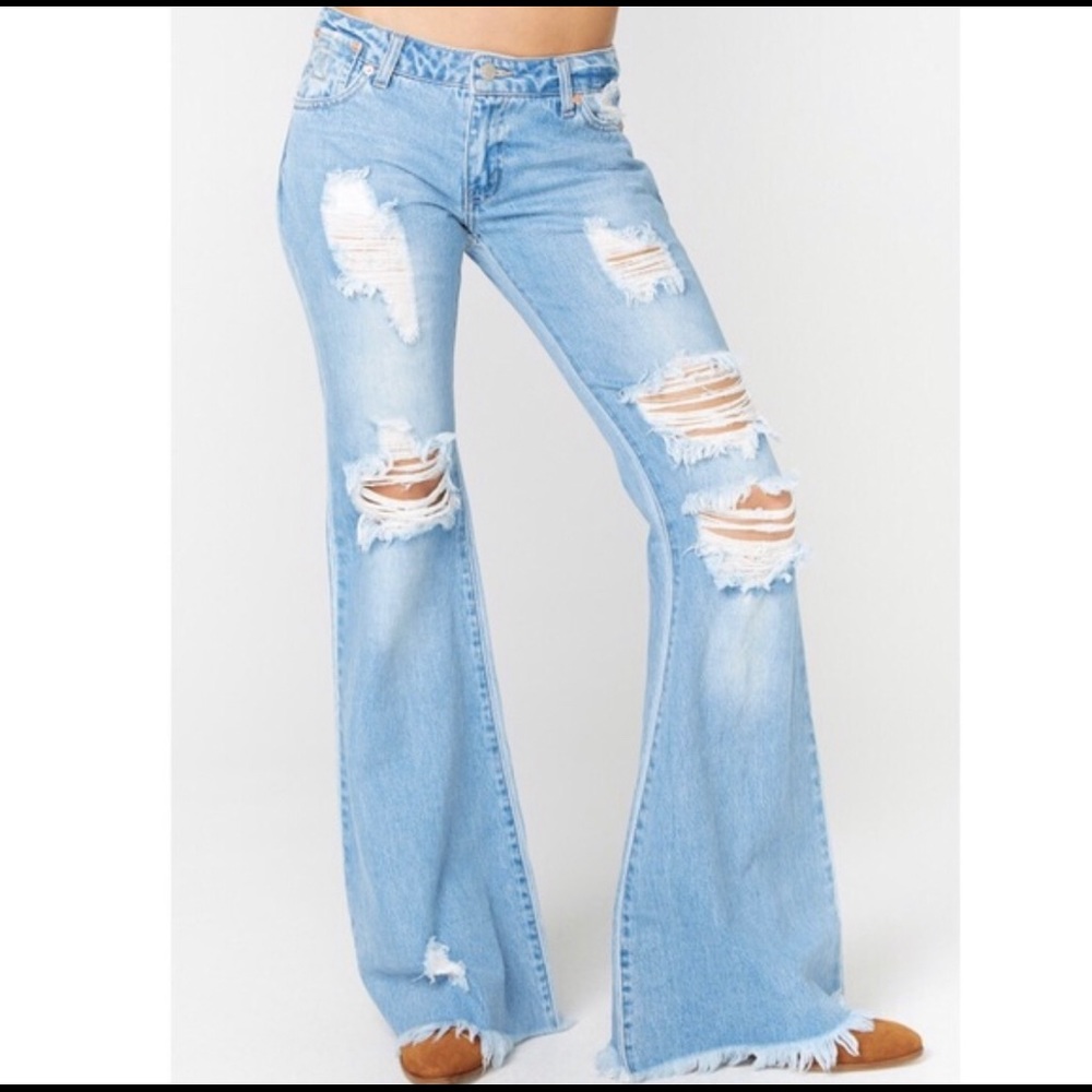 NWT The Laundry Room “Rowdies Bell Bottoms”